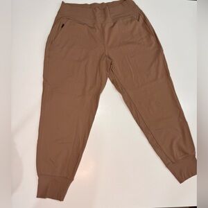 Athleta Venice Tan Jogger Pants, Women’s Large